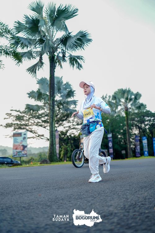 Race photo from Taman Budaya x BOGORUN 2025