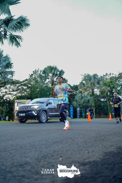 Race photo from Taman Budaya x BOGORUN 2025
