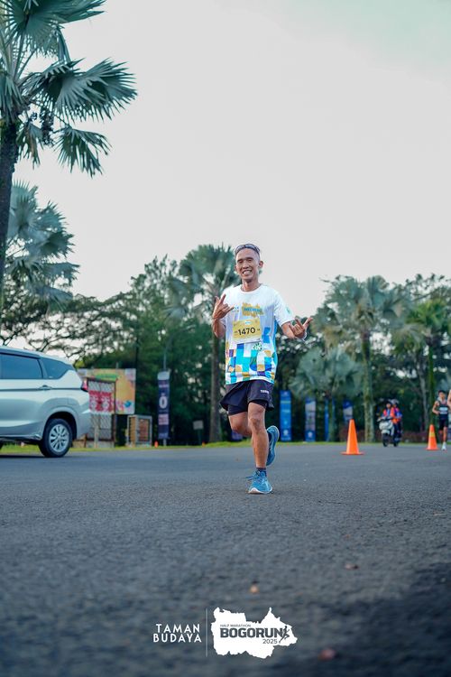 Race photo from Taman Budaya x BOGORUN 2025