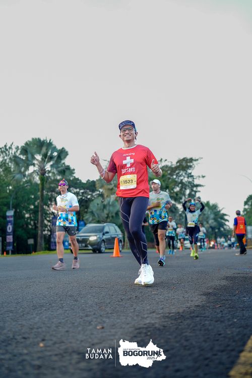 Race photo from Taman Budaya x BOGORUN 2025