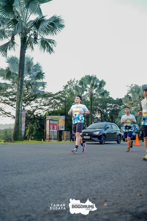 Race photo from Taman Budaya x BOGORUN 2025