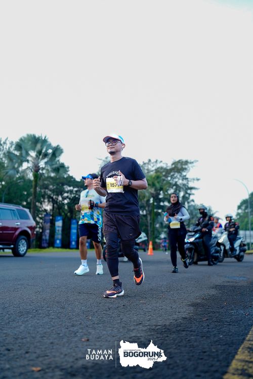 Race photo from Taman Budaya x BOGORUN 2025