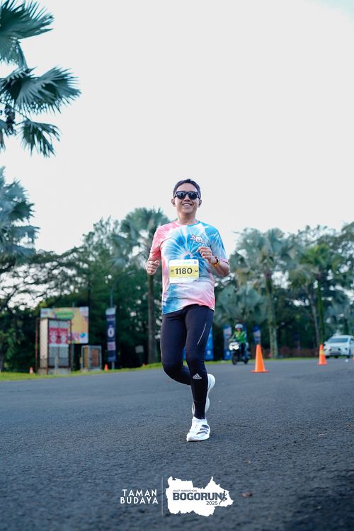Race photo from Taman Budaya x BOGORUN 2025