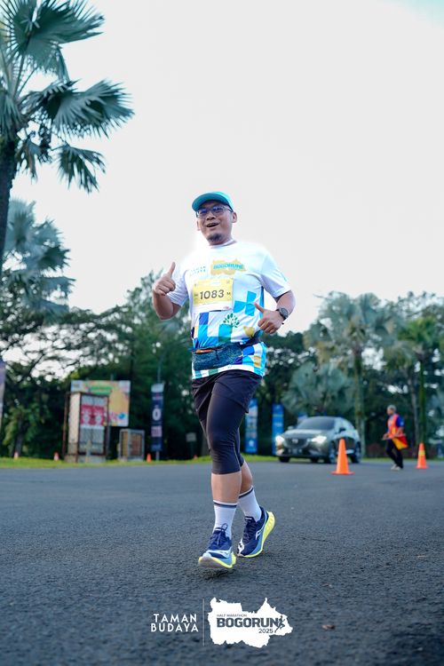 Race photo from Taman Budaya x BOGORUN 2025