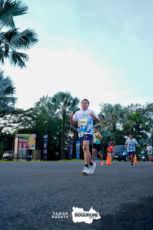 Race photo from Taman Budaya x BOGORUN 2025