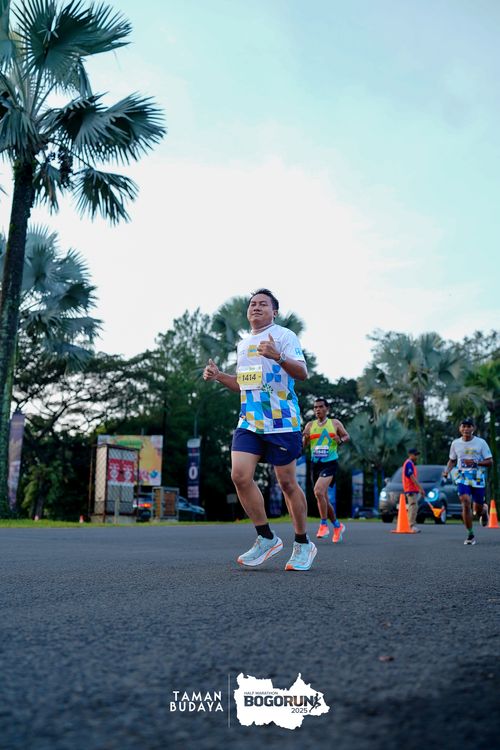 Race photo from Taman Budaya x BOGORUN 2025