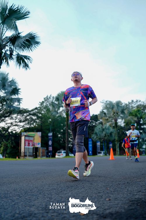Race photo from Taman Budaya x BOGORUN 2025