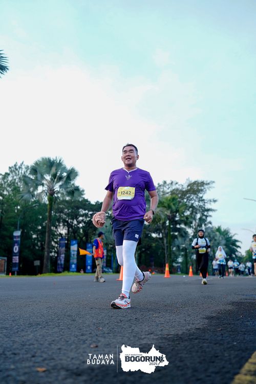 Race photo from Taman Budaya x BOGORUN 2025