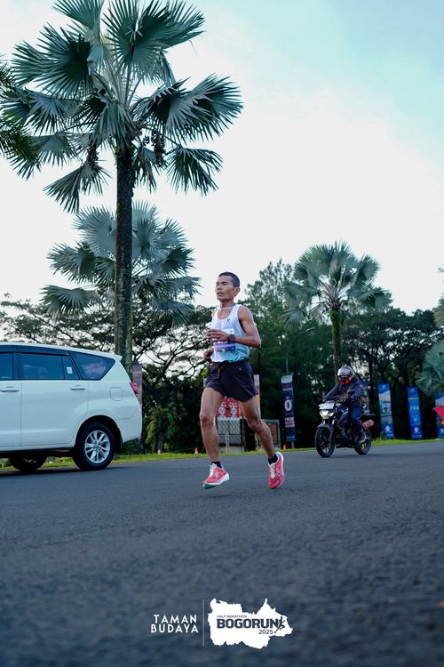 Race photo from Taman Budaya x BOGORUN 2025
