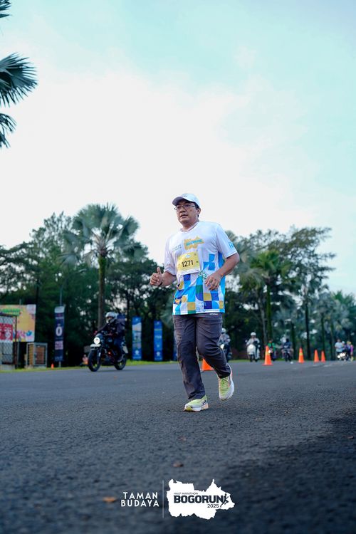 Race photo from Taman Budaya x BOGORUN 2025