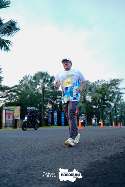 Race photo from Taman Budaya x BOGORUN 2025