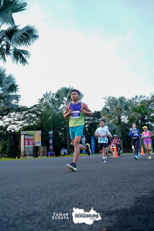 Race photo from Taman Budaya x BOGORUN 2025