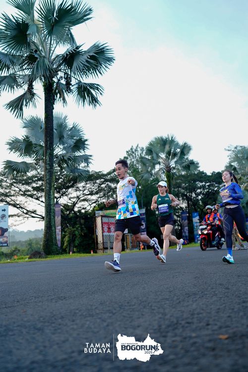 Race photo from Taman Budaya x BOGORUN 2025