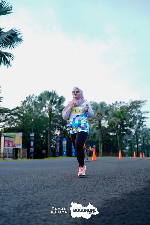 Race photo from Taman Budaya x BOGORUN 2025