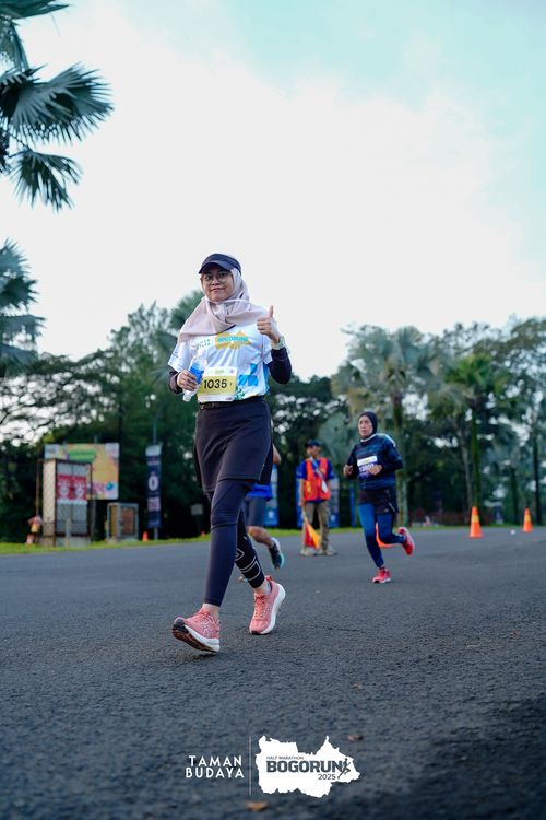 Race photo from Taman Budaya x BOGORUN 2025