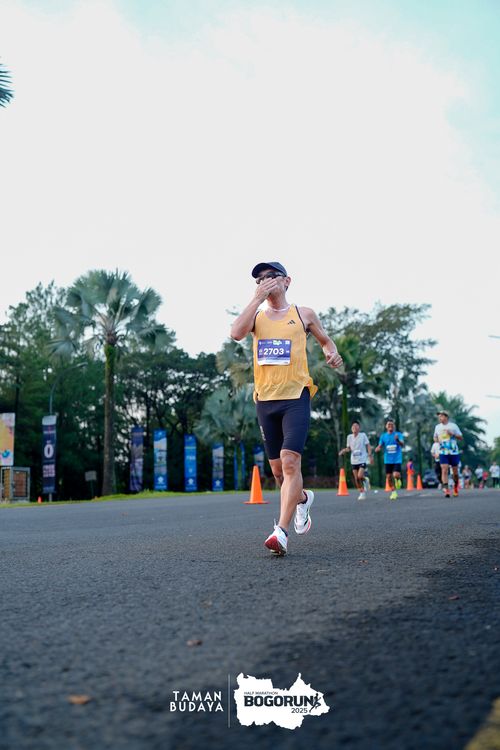 Race photo from Taman Budaya x BOGORUN 2025
