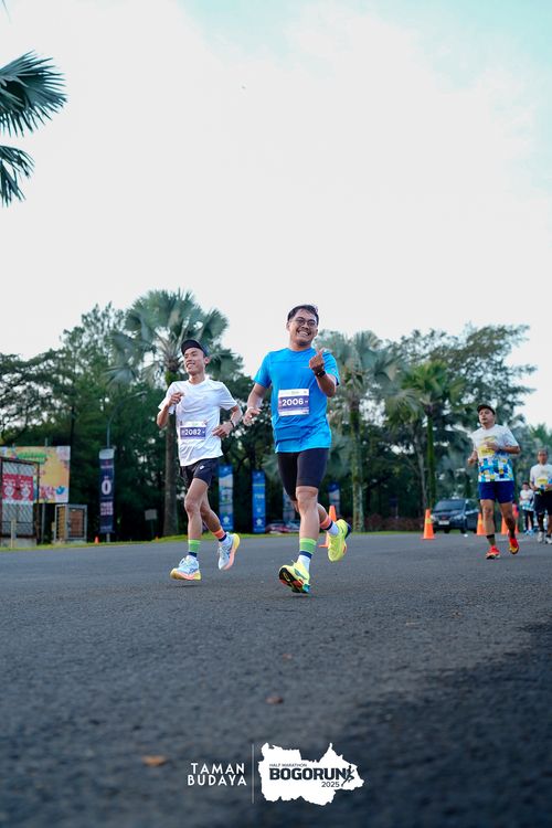 Race photo from Taman Budaya x BOGORUN 2025