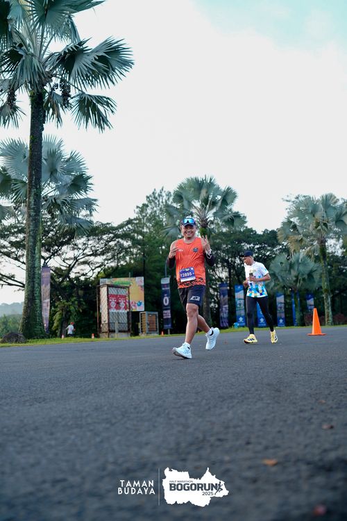 Race photo from Taman Budaya x BOGORUN 2025