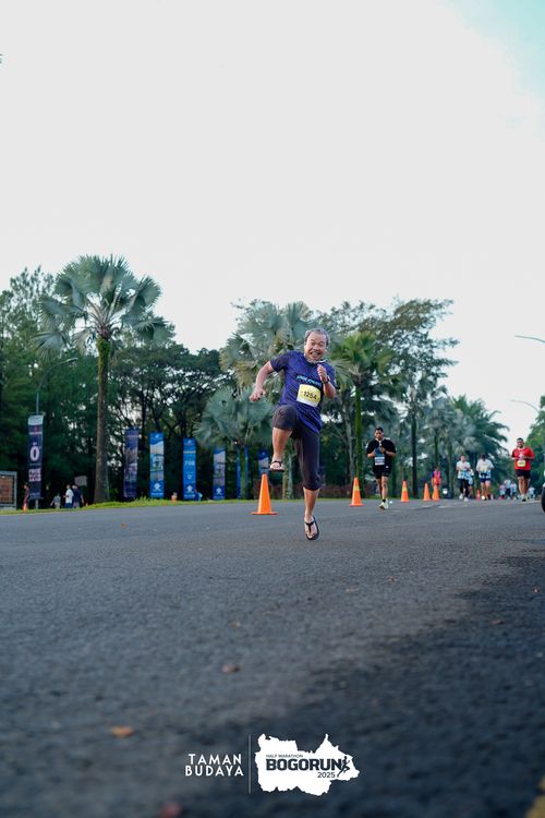 Race photo from Taman Budaya x BOGORUN 2025