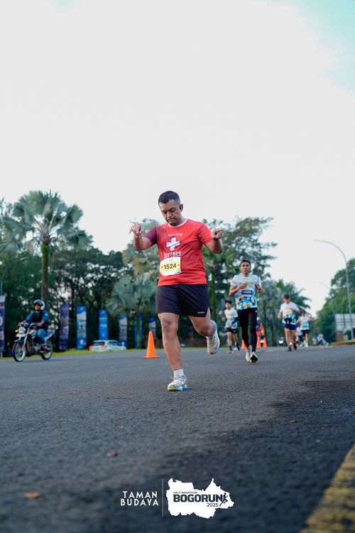 Race photo from Taman Budaya x BOGORUN 2025
