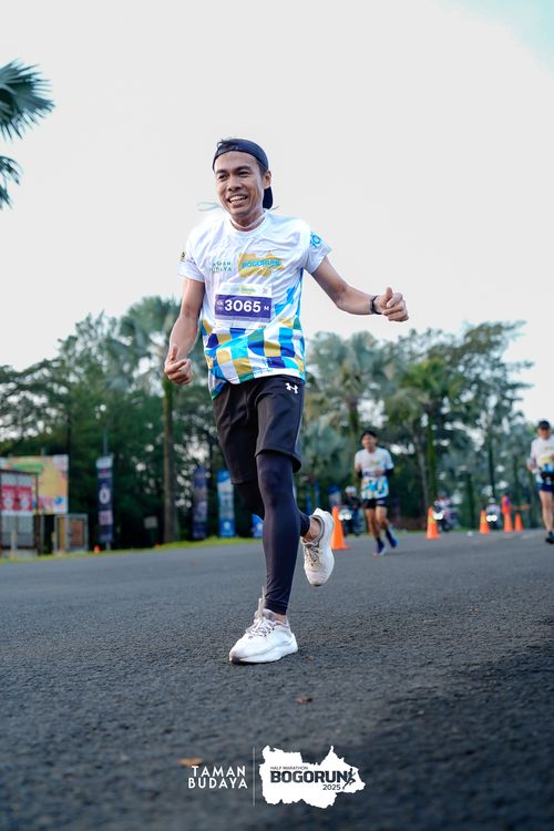 Race photo from Taman Budaya x BOGORUN 2025