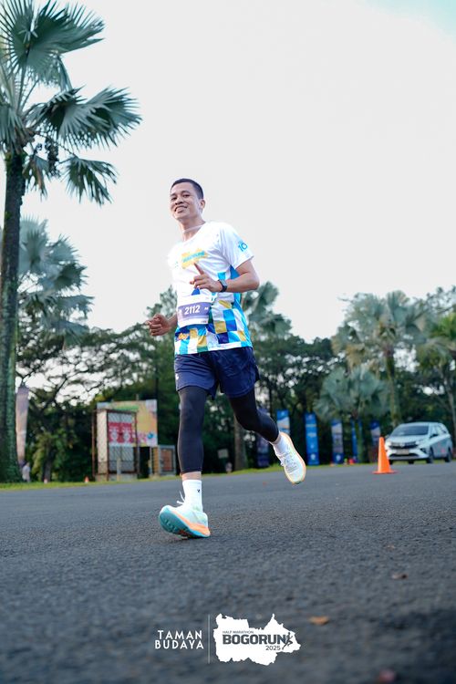 Race photo from Taman Budaya x BOGORUN 2025