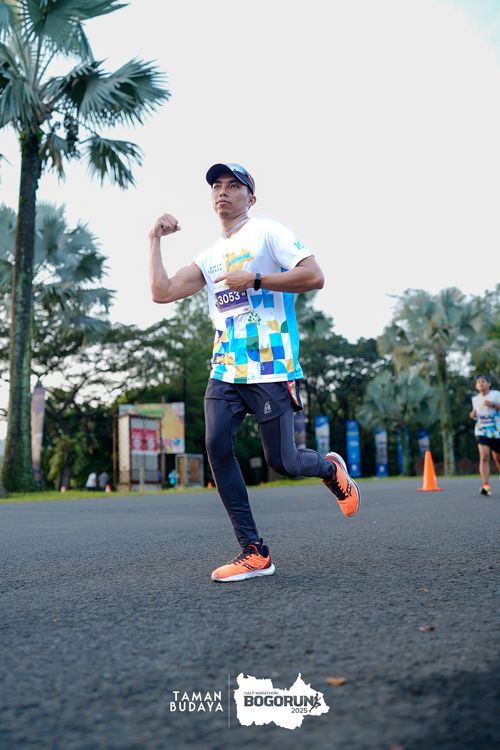 Race photo from Taman Budaya x BOGORUN 2025
