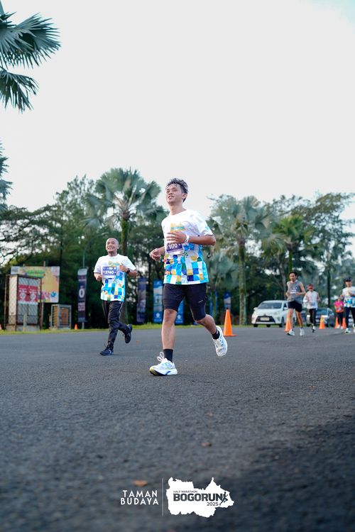 Race photo from Taman Budaya x BOGORUN 2025