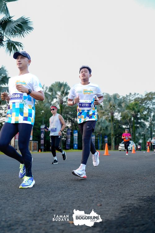 Race photo from Taman Budaya x BOGORUN 2025