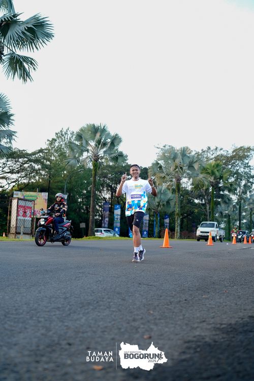 Race photo from Taman Budaya x BOGORUN 2025