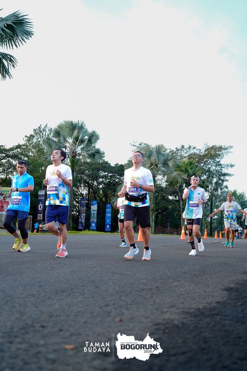 Race photo from Taman Budaya x BOGORUN 2025