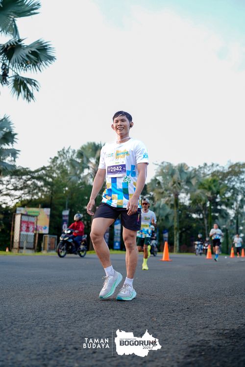 Race photo from Taman Budaya x BOGORUN 2025
