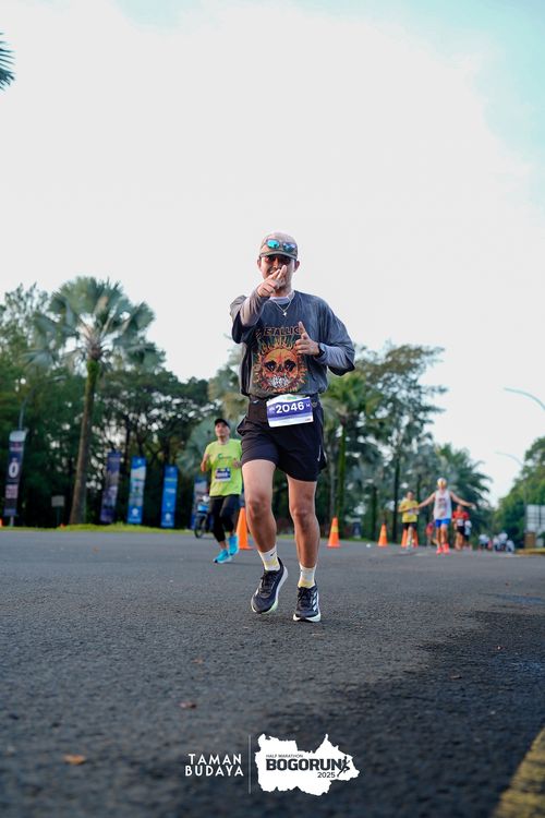 Race photo from Taman Budaya x BOGORUN 2025