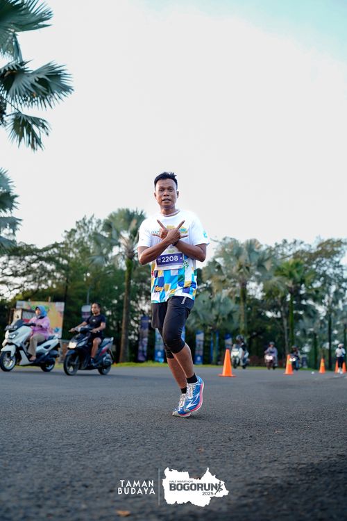 Race photo from Taman Budaya x BOGORUN 2025