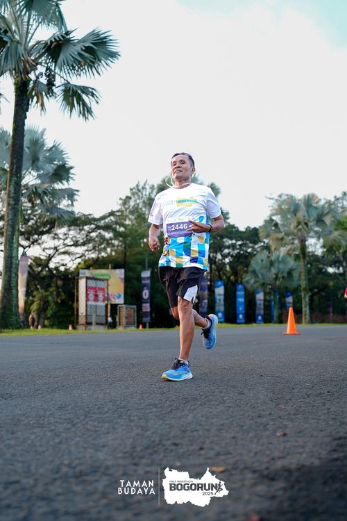 Race photo from Taman Budaya x BOGORUN 2025