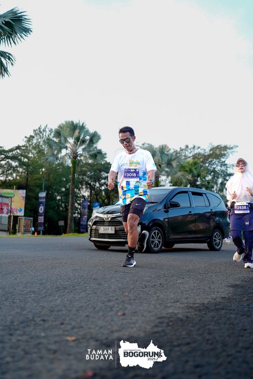 Race photo from Taman Budaya x BOGORUN 2025