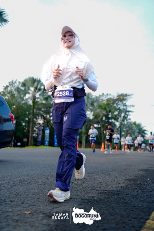 Race photo from Taman Budaya x BOGORUN 2025