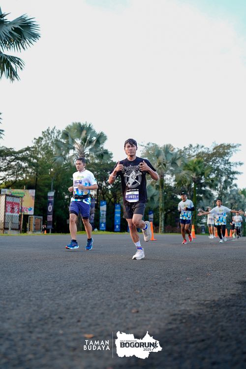 Race photo from Taman Budaya x BOGORUN 2025