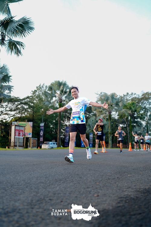 Race photo from Taman Budaya x BOGORUN 2025