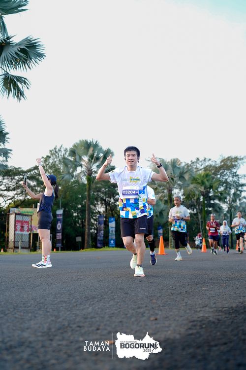 Race photo from Taman Budaya x BOGORUN 2025