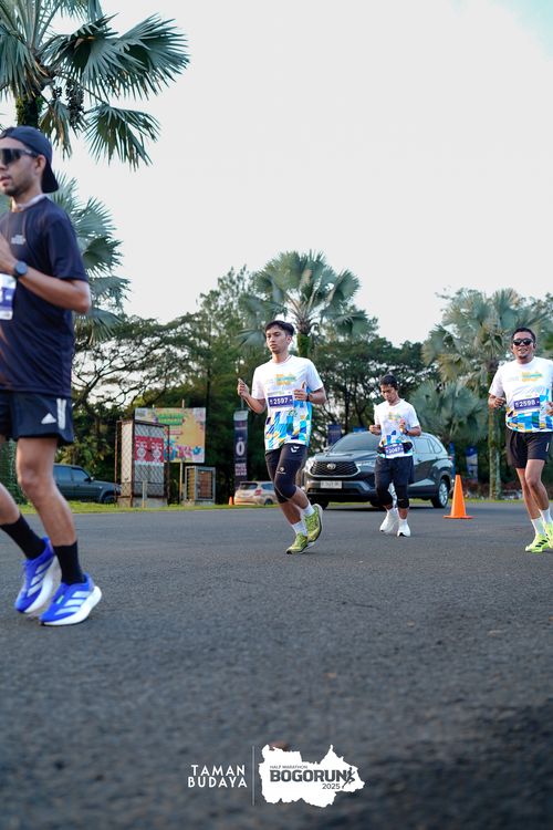 Race photo from Taman Budaya x BOGORUN 2025