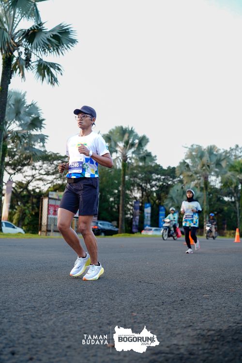 Race photo from Taman Budaya x BOGORUN 2025