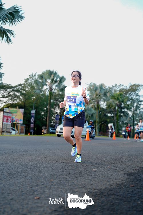 Race photo from Taman Budaya x BOGORUN 2025