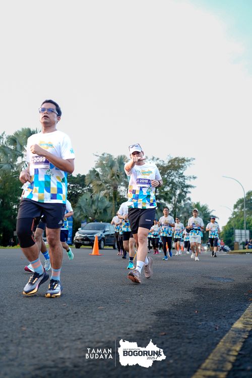 Race photo from Taman Budaya x BOGORUN 2025