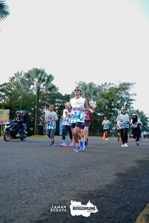 Race photo from Taman Budaya x BOGORUN 2025