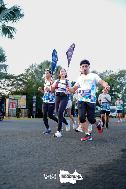 Race photo from Taman Budaya x BOGORUN 2025