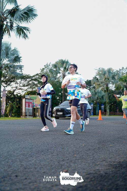 Race photo from Taman Budaya x BOGORUN 2025