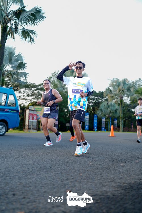 Race photo from Taman Budaya x BOGORUN 2025