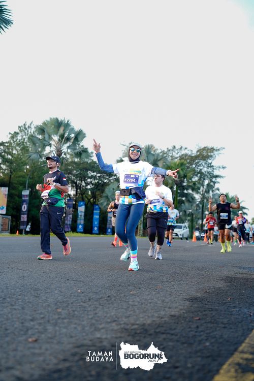 Race photo from Taman Budaya x BOGORUN 2025