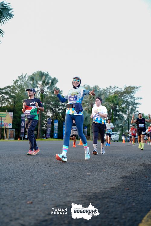 Race photo from Taman Budaya x BOGORUN 2025